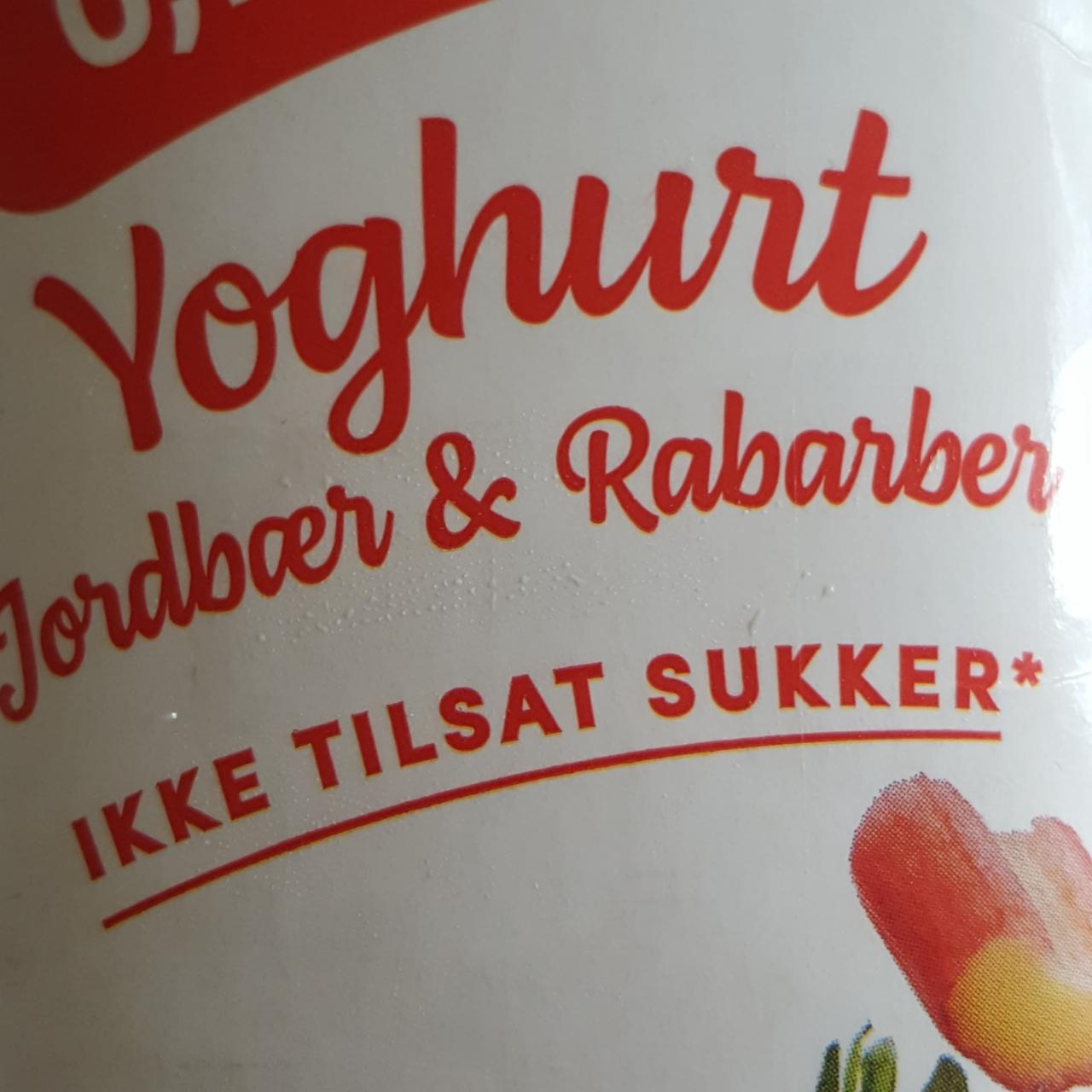 Zdjęcia - Yoghurt jordbær & rabarber Cheasy