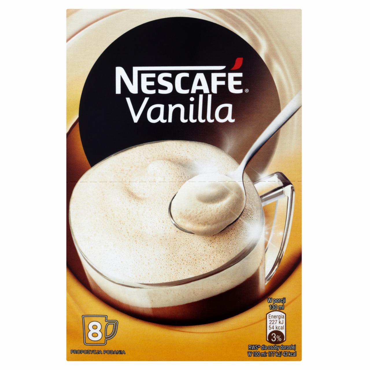 Zdjęcia - Nescafé Vanilla Rozpuszczalny napój kawowy 104 g (8 sztuk)