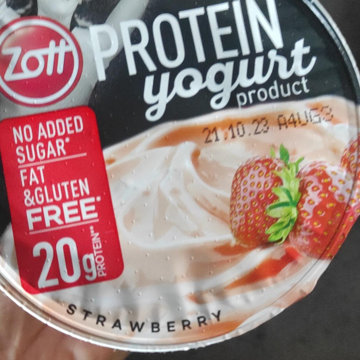 Zdjęcia - Protein yogurt product Strawberry Zott