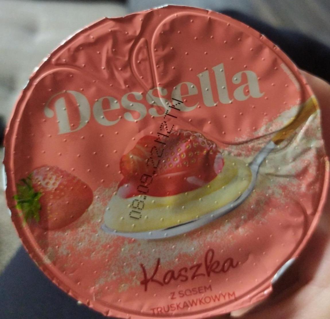 Zdjęcia - Kaszka z sosem truskawkowym Dessella