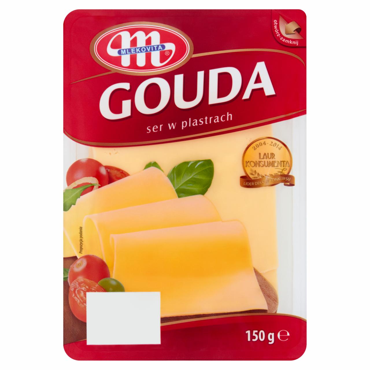 Zdjęcia - Mlekovita Ser Gouda w plastrach 150 g