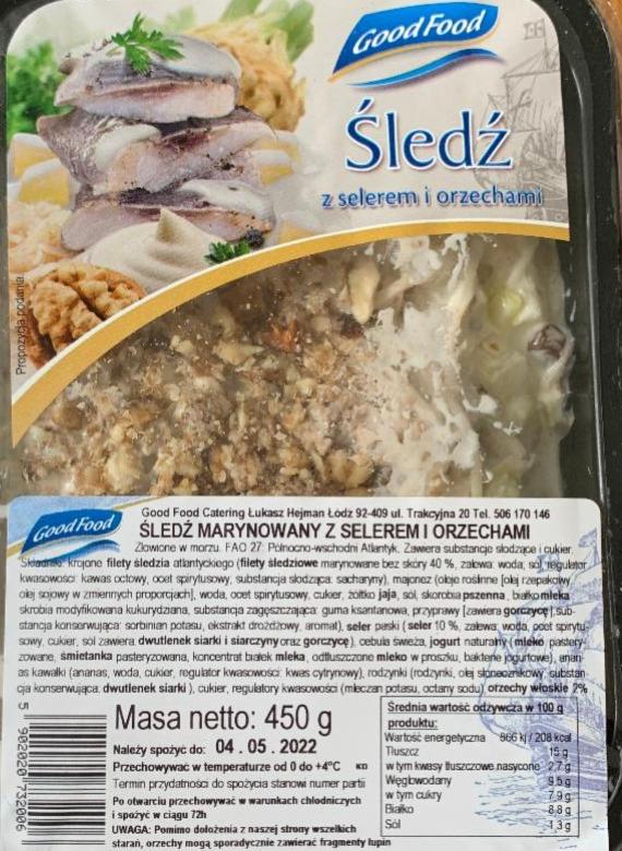 Zdjęcia - Śledź z selerem i orzechami Good Food