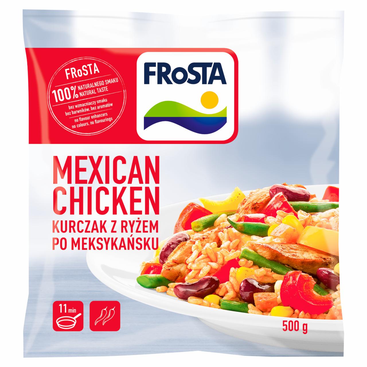 Zdjęcia - FRoSTA Mexican chicken Kurczak z ryżem po meksykańsku 500 g