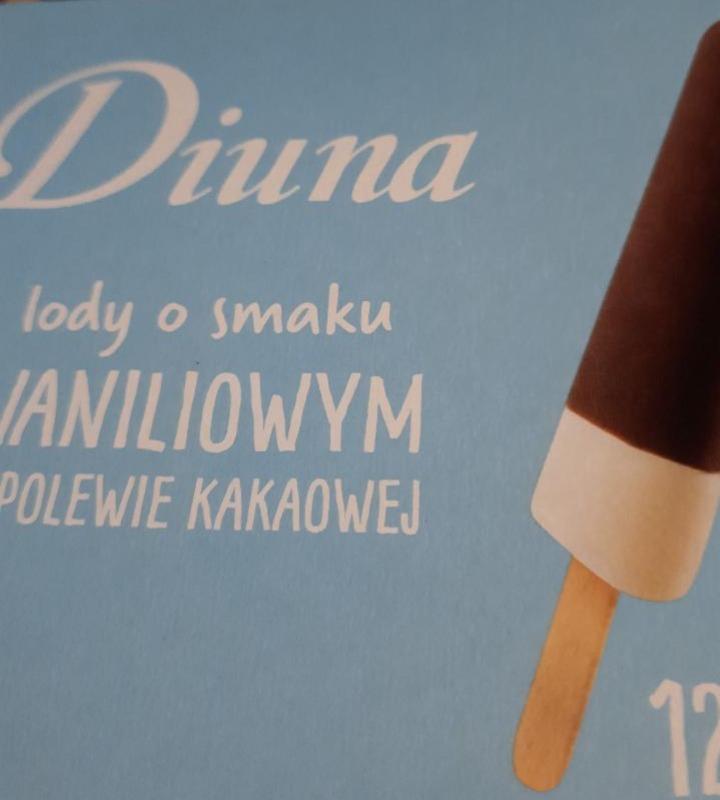 Zdjęcia - Diuna lody o smaku waniliowym w polewie kakaowej