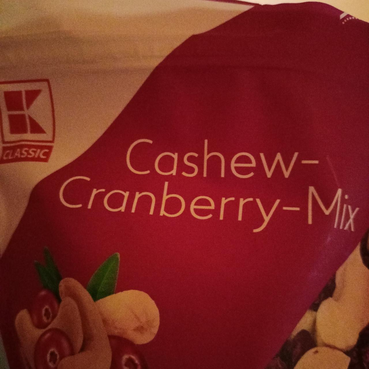 Zdjęcia - K-Classic Cashew-Cranberry-Mix