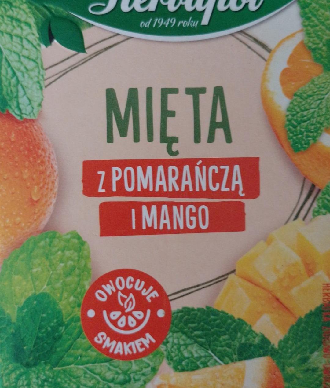 Zdjęcia - herbata mięta pomarańcza mango Herbapol