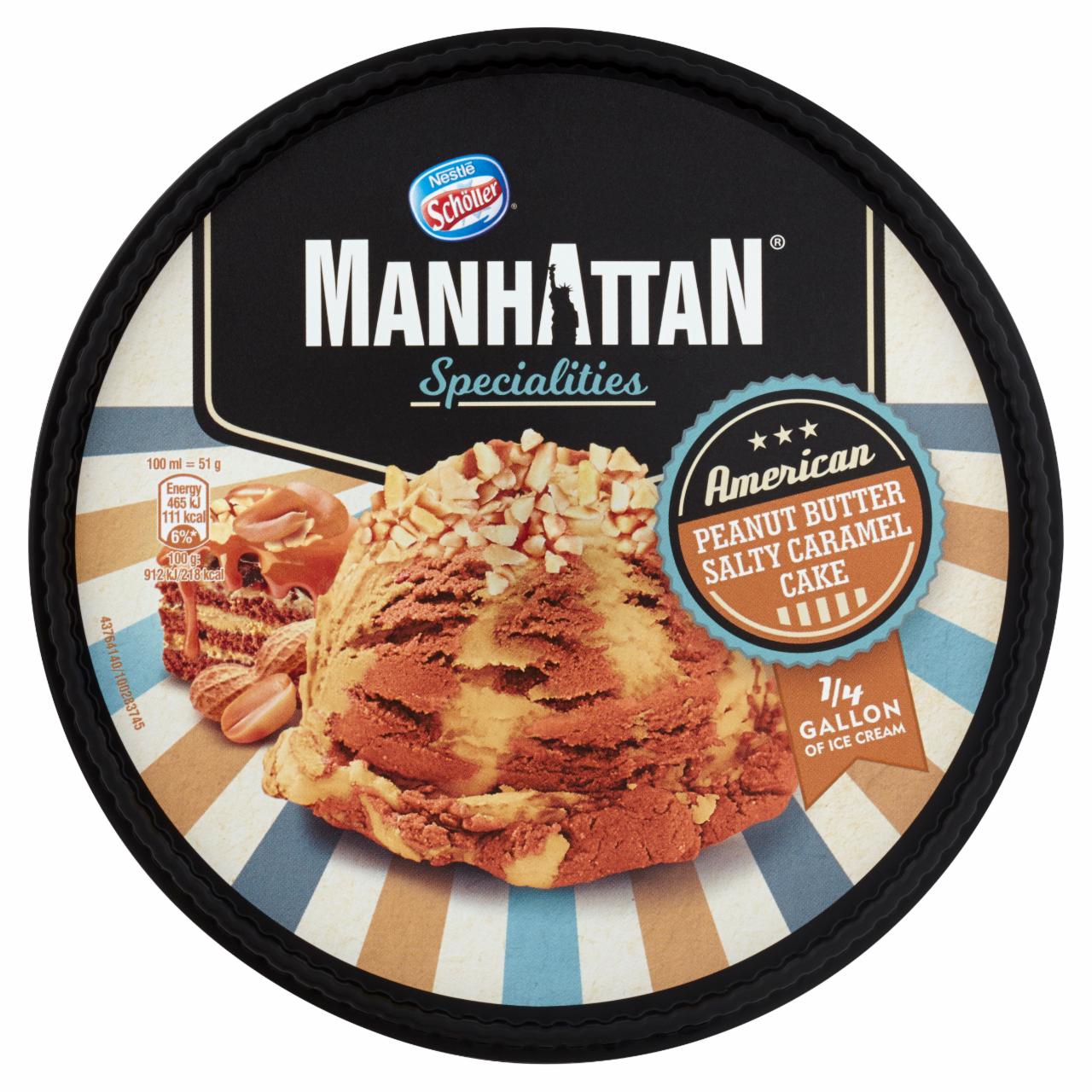 Zdjęcia - Manhattan Specialities Lody z pastą z orzechów ziemnych i słone lody karmelowe 946 ml