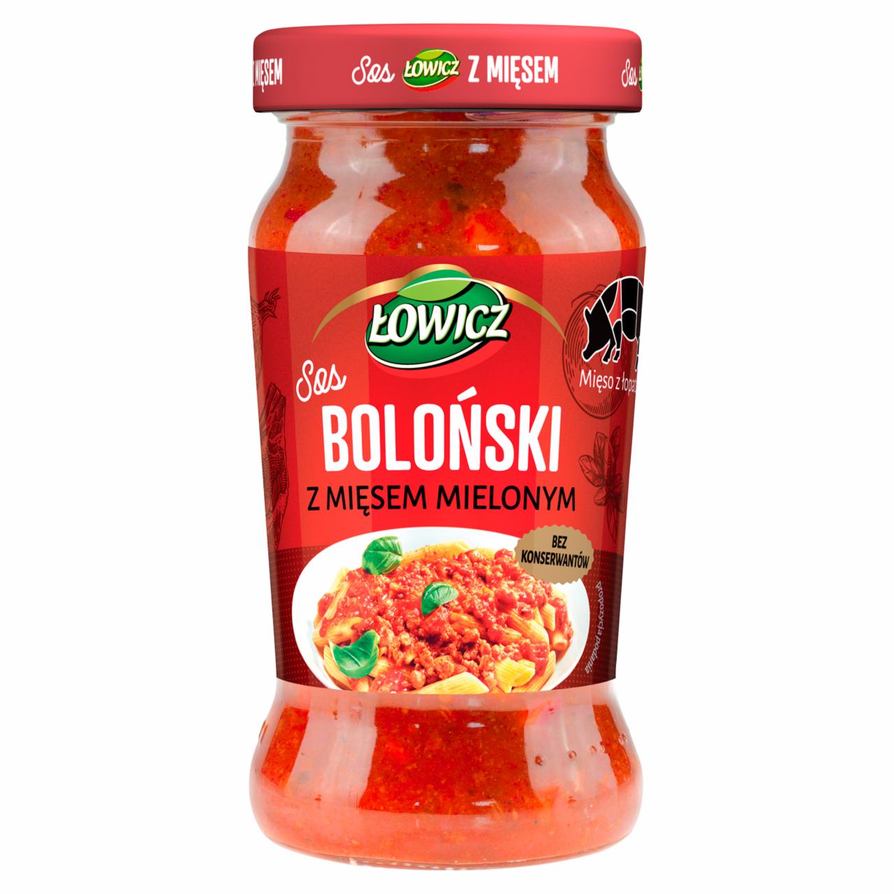 Zdjęcia - Łowicz Sos boloński z mięsem mielonym 350 g