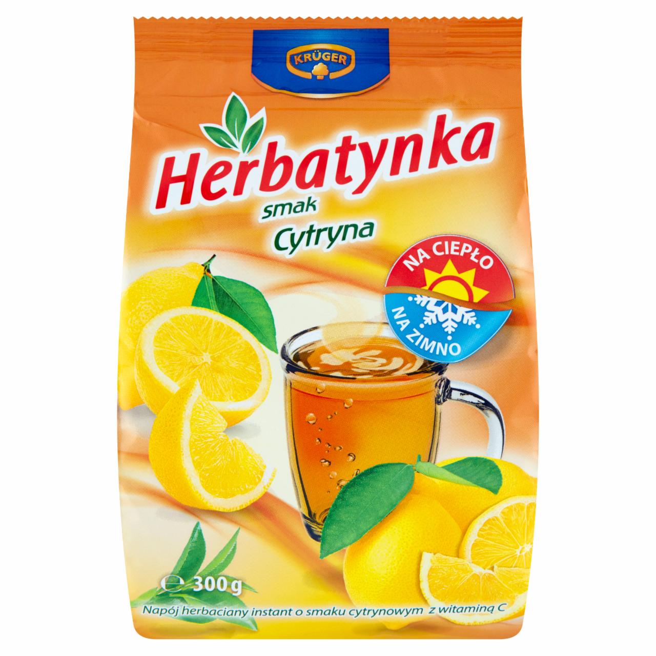Zdjęcia - Krüger Herbatynka Napój herbaciany smak cytryna 300 g