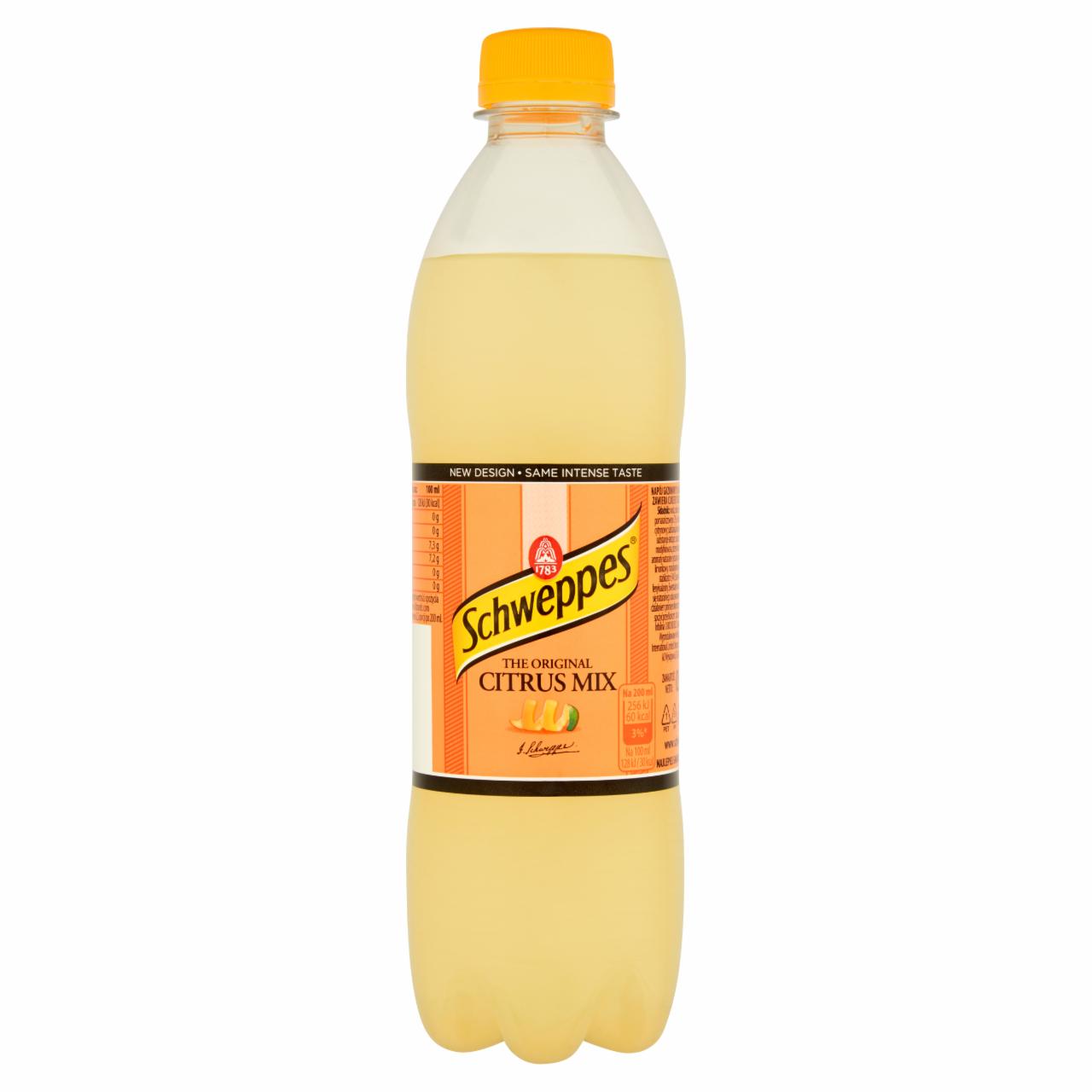 Zdjęcia - Schweppes Citrus Mix Napój gazowany o smaku cytrusowym 0,5 l