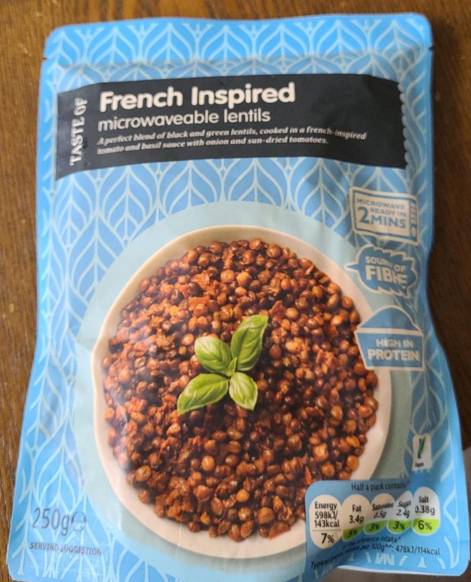 Zdjęcia - French Inspired microwavable lentils
