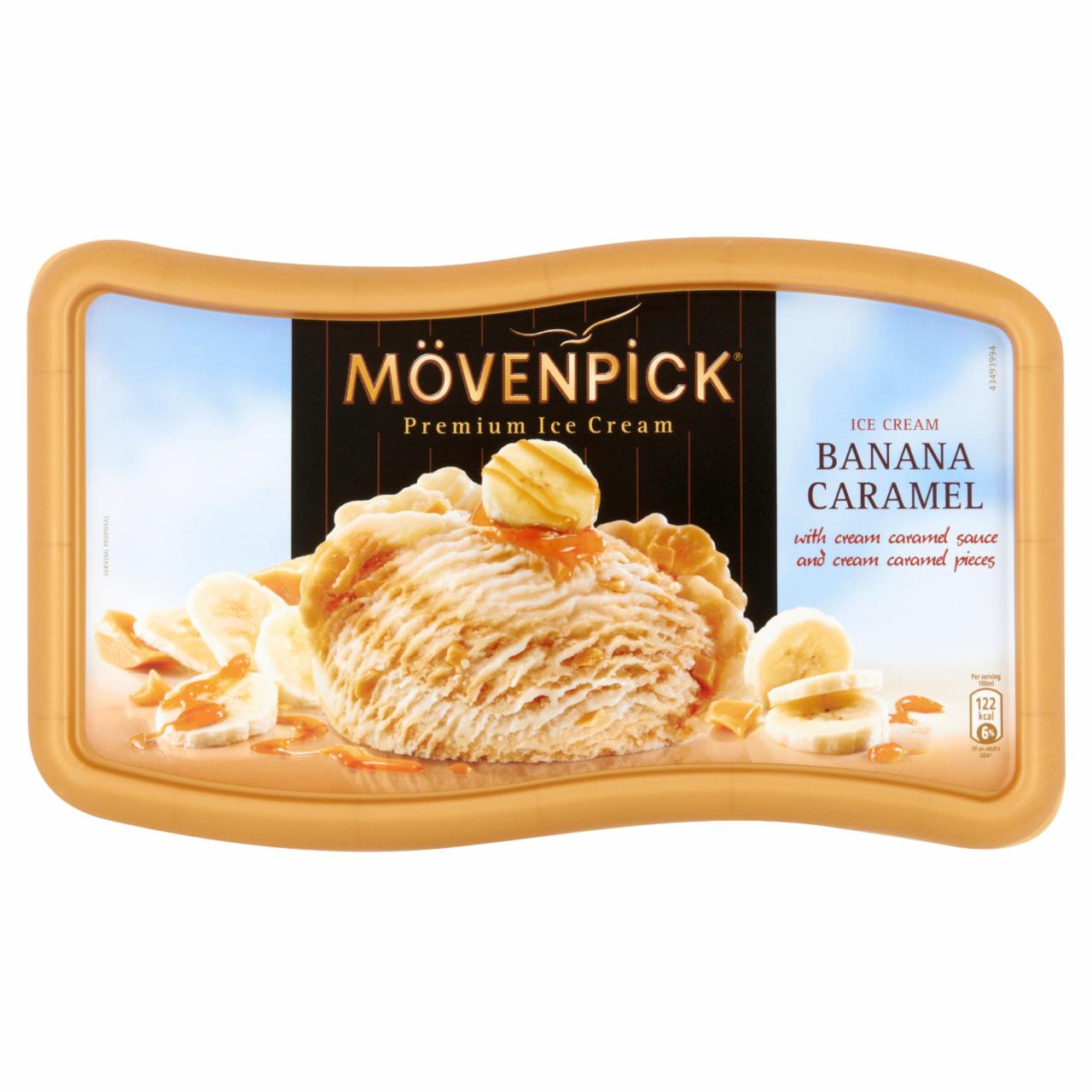 Zdjęcia - Mövenpick Lody bananowe z sosem karmelowym 850 ml