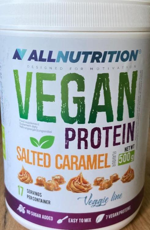 Zdjęcia - Vegan protein salted caramel Allnutrition