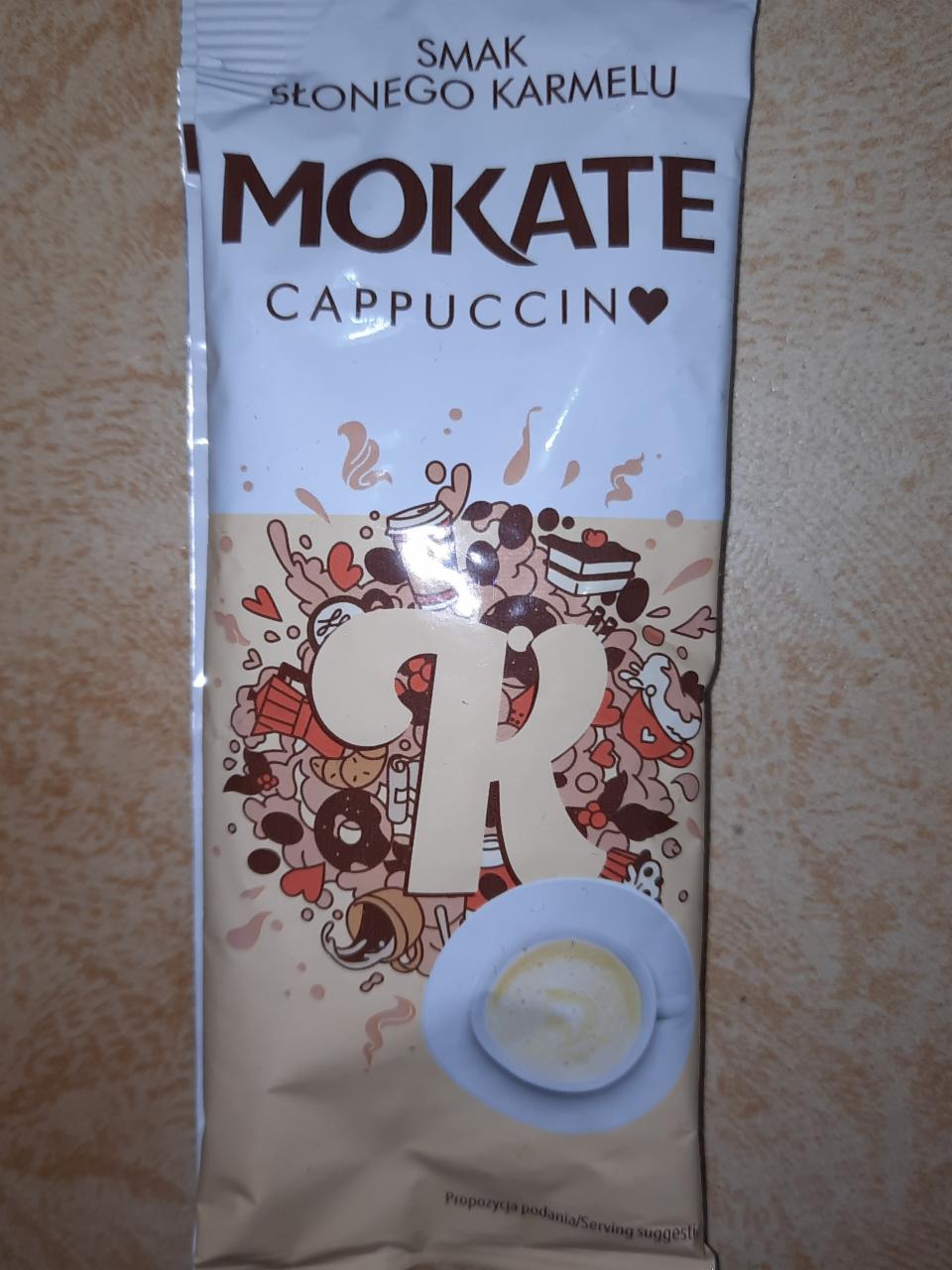 Zdjęcia - Kawa cappuccino o smaku słonego karmelu Mokate