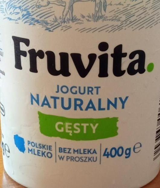 Zdjęcia - Jogurt naturalny gęsty FruVita