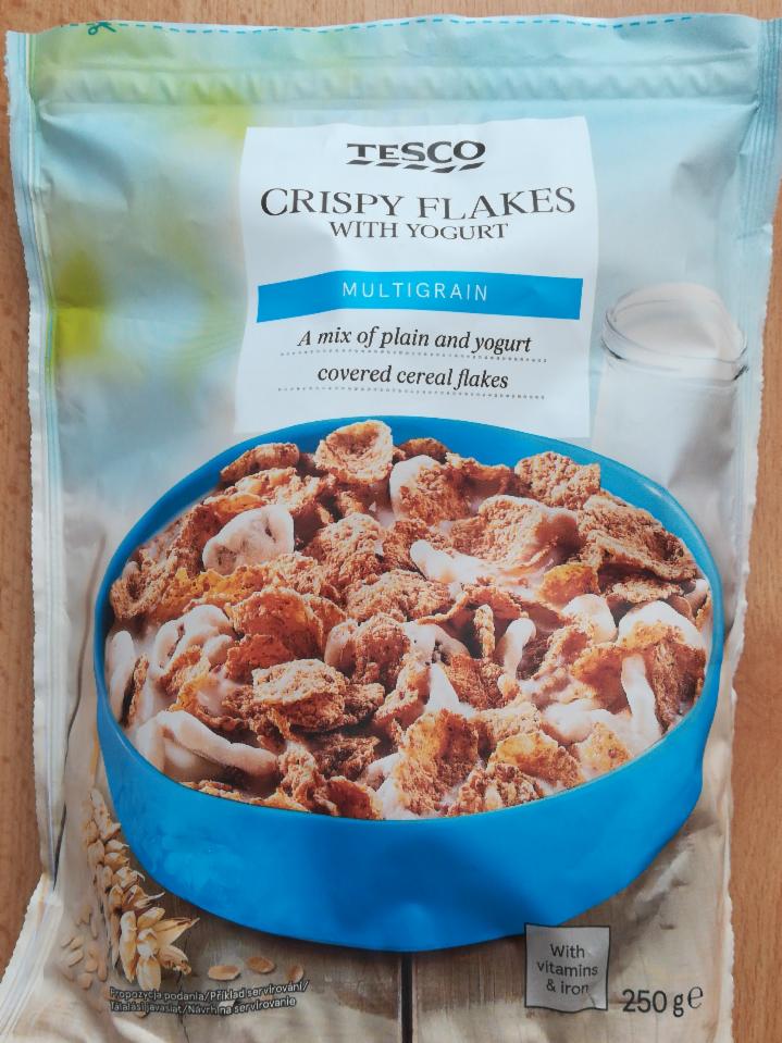 Zdjęcia - crispy flakes with yogurt Tesco