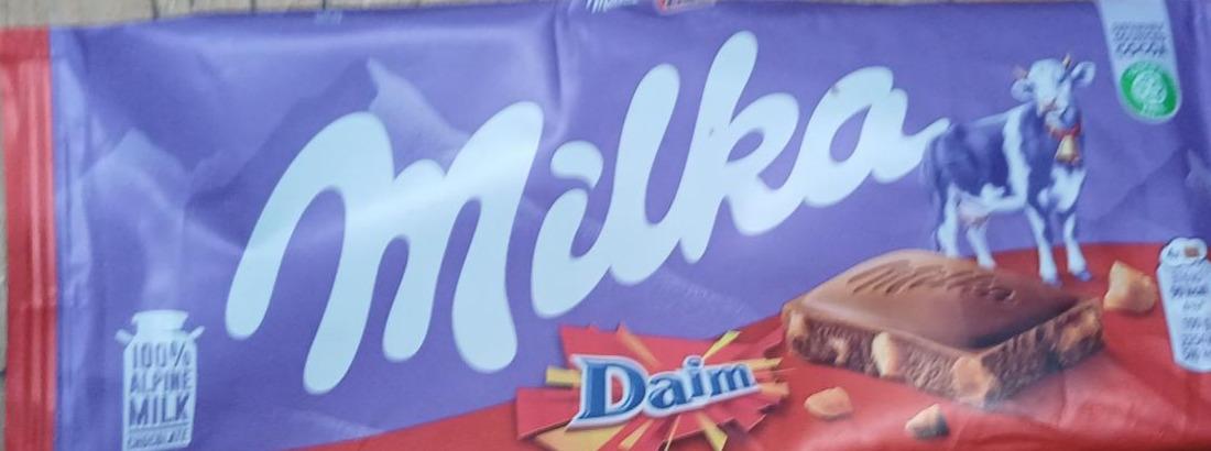 Zdjęcia - Milka Daim Czekolada mleczna