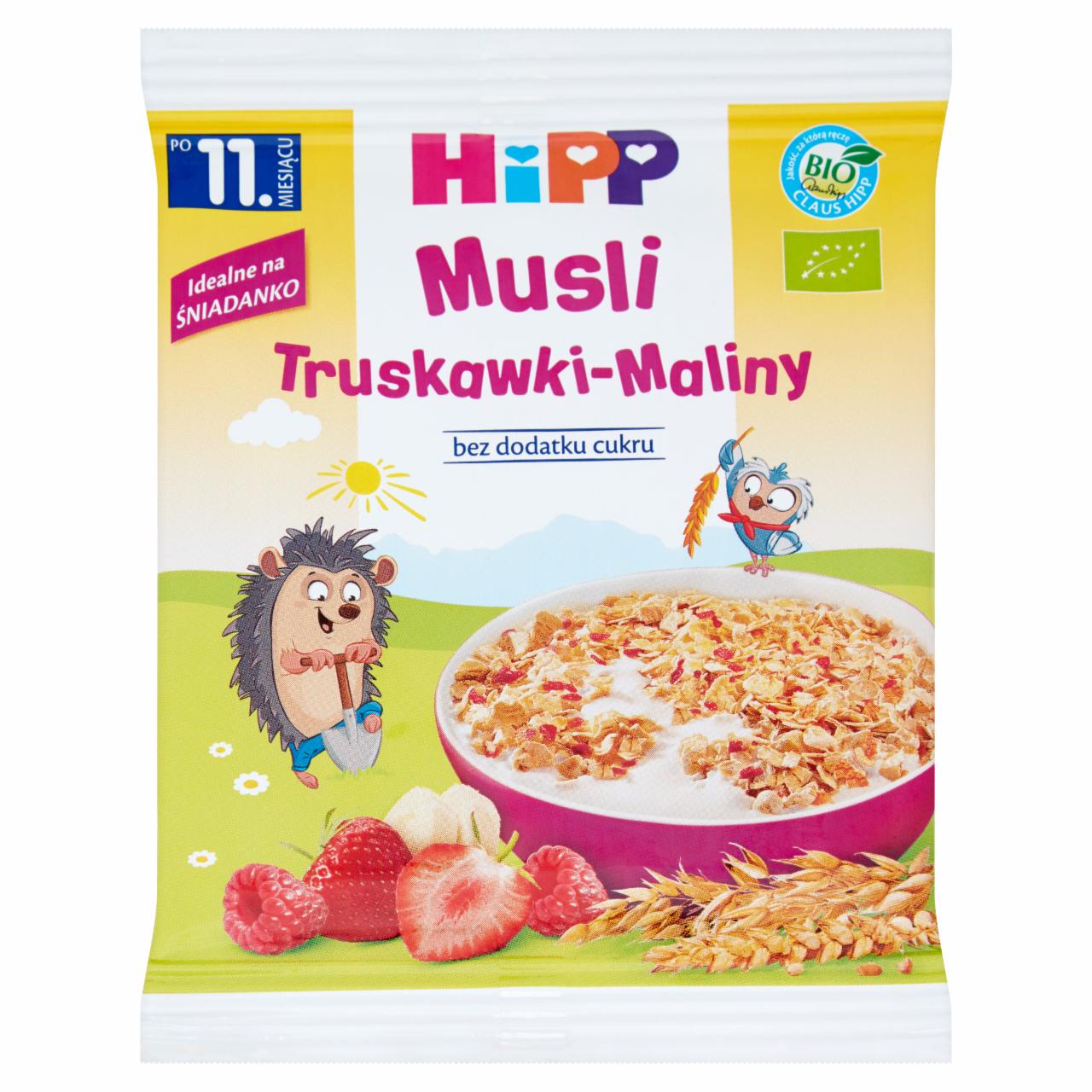 Zdjęcia - HiPP BIO Musli truskawki-maliny po 11. miesiącu 30 g