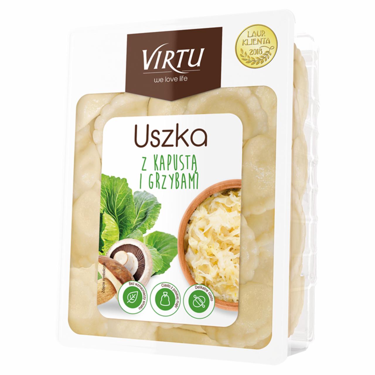 Zdjęcia - Virtu Uszka z kapustą i grzybami 1 kg