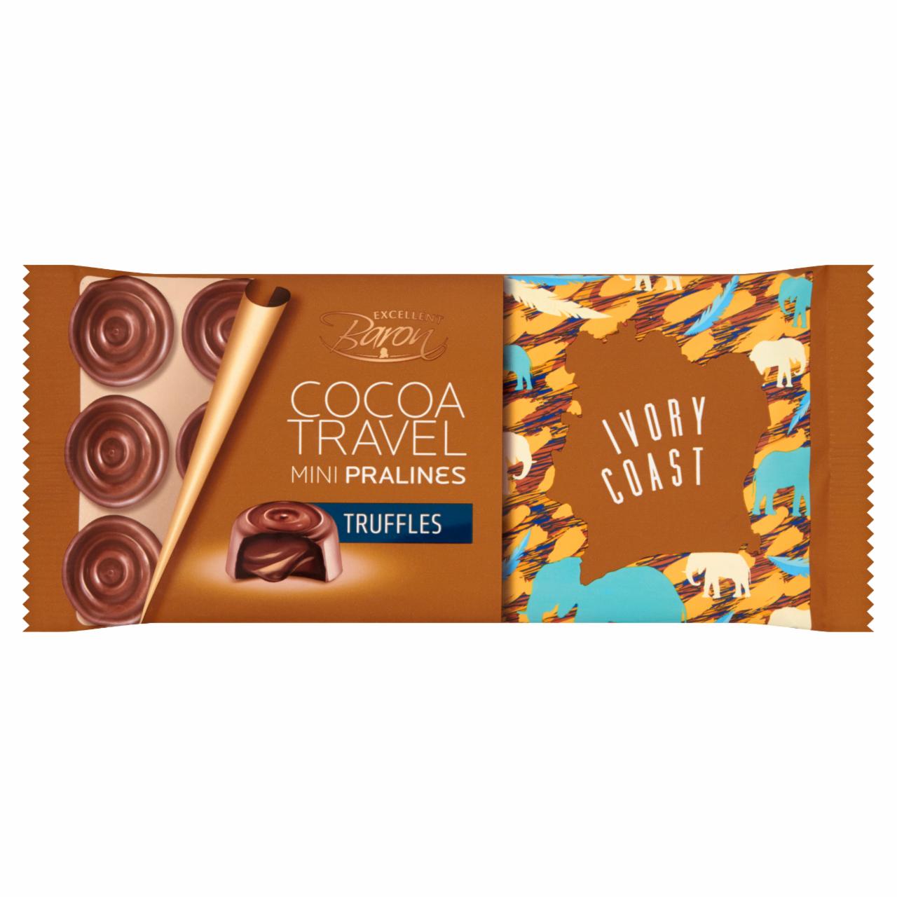 Zdjęcia - Excellent Baron Cocoa Travel Ivory Coast Czekolada mleczna z nadzieniem truflowym 100 g