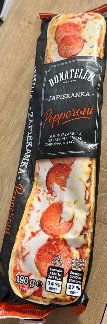 Zdjęcia - Zapiekanka pepperoni Donatello