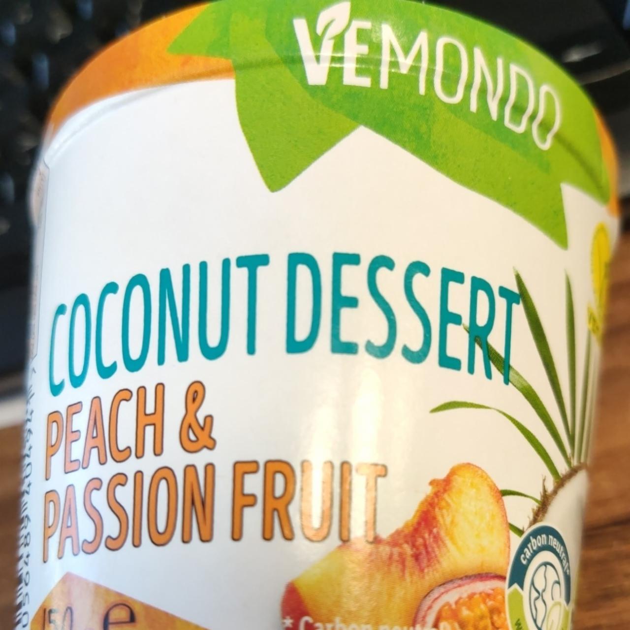 Zdjęcia - Coconut dessert peach & passion fruit Vemondo