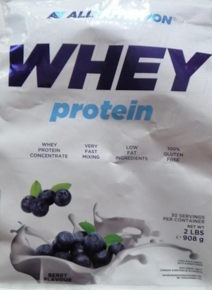 Zdjęcia - Whey Protein jagoda Allnutrition