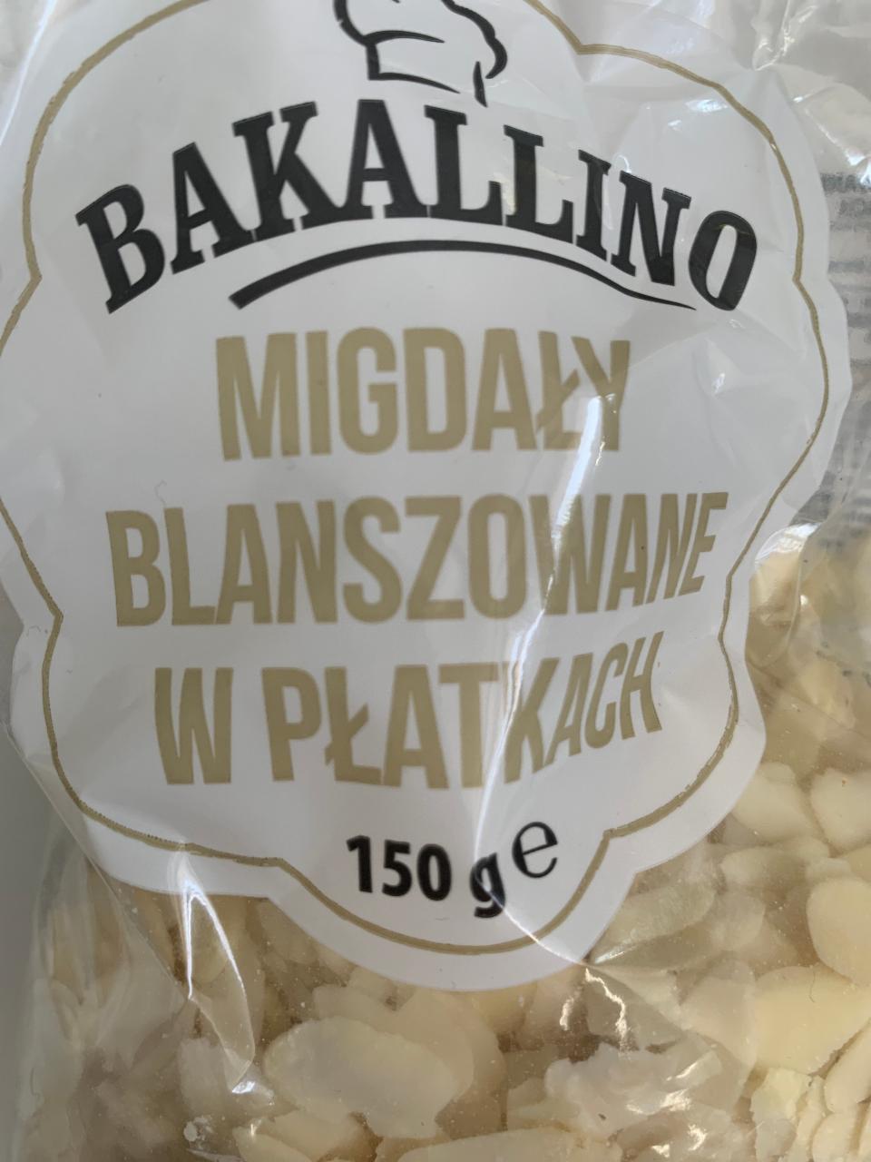 Zdjęcia - Migdały blanszowane w płatkach Bakallino