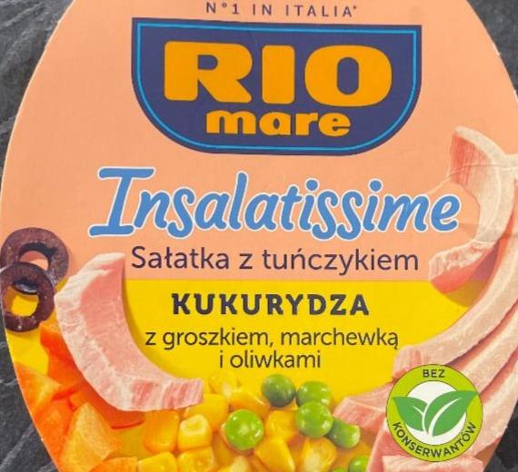 Zdjęcia - Rio Mare insalatissime kukurydza groszek marchewka i oliwki