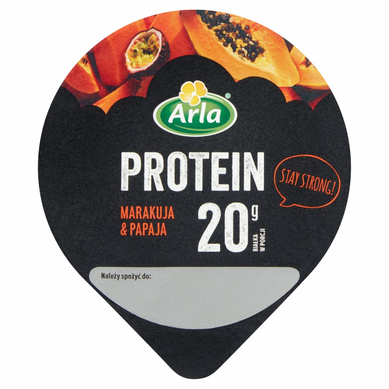 Zdjęcia - Arla Protein Serek wysokobiałkowy marakuja & papaja 200 g