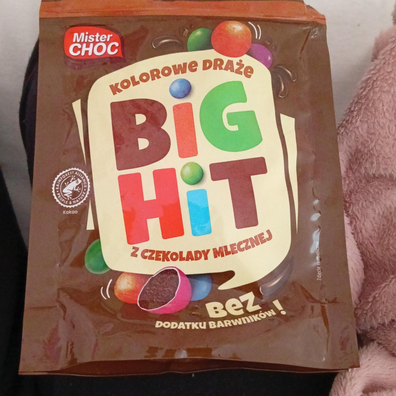 Zdjęcia - Kolorowe draże z czekolady mlecznej big hit Mister Choc
