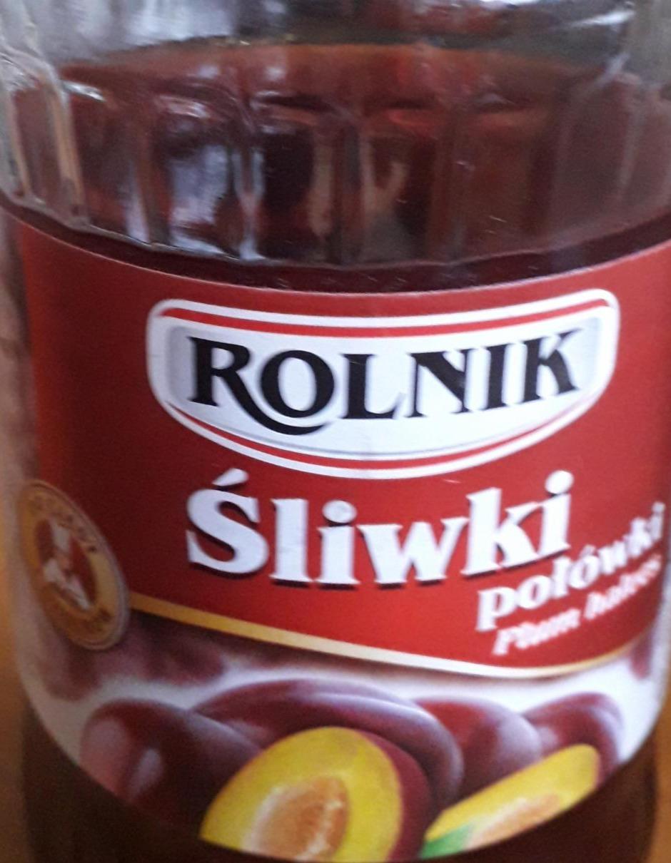 Zdjęcia - Rolnik Śliwki połówki 700 g