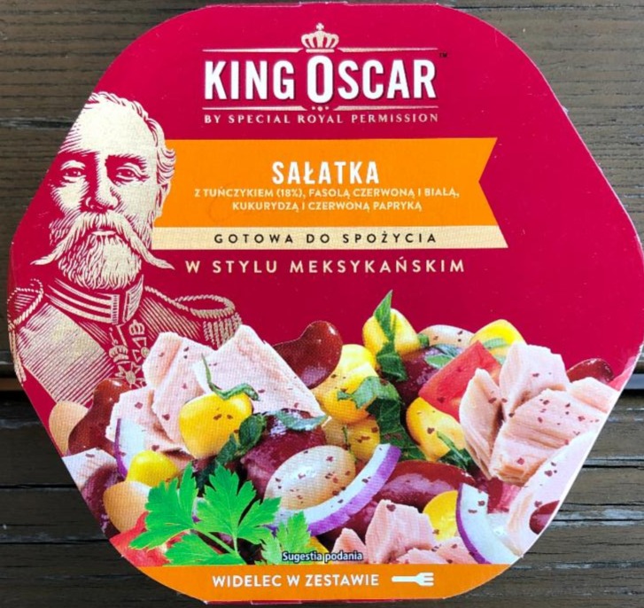 Zdjęcia - King Oscar Sałatka z tuńczykiem w stylu meksykańskim 220 g