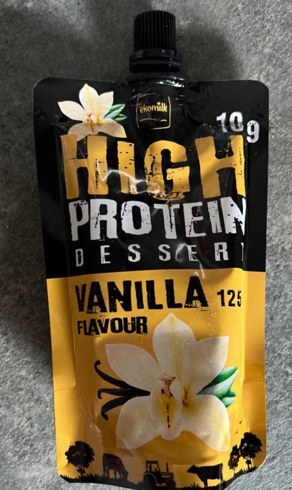 Zdjęcia - High protein dessert vanilla flavour Ekomilk