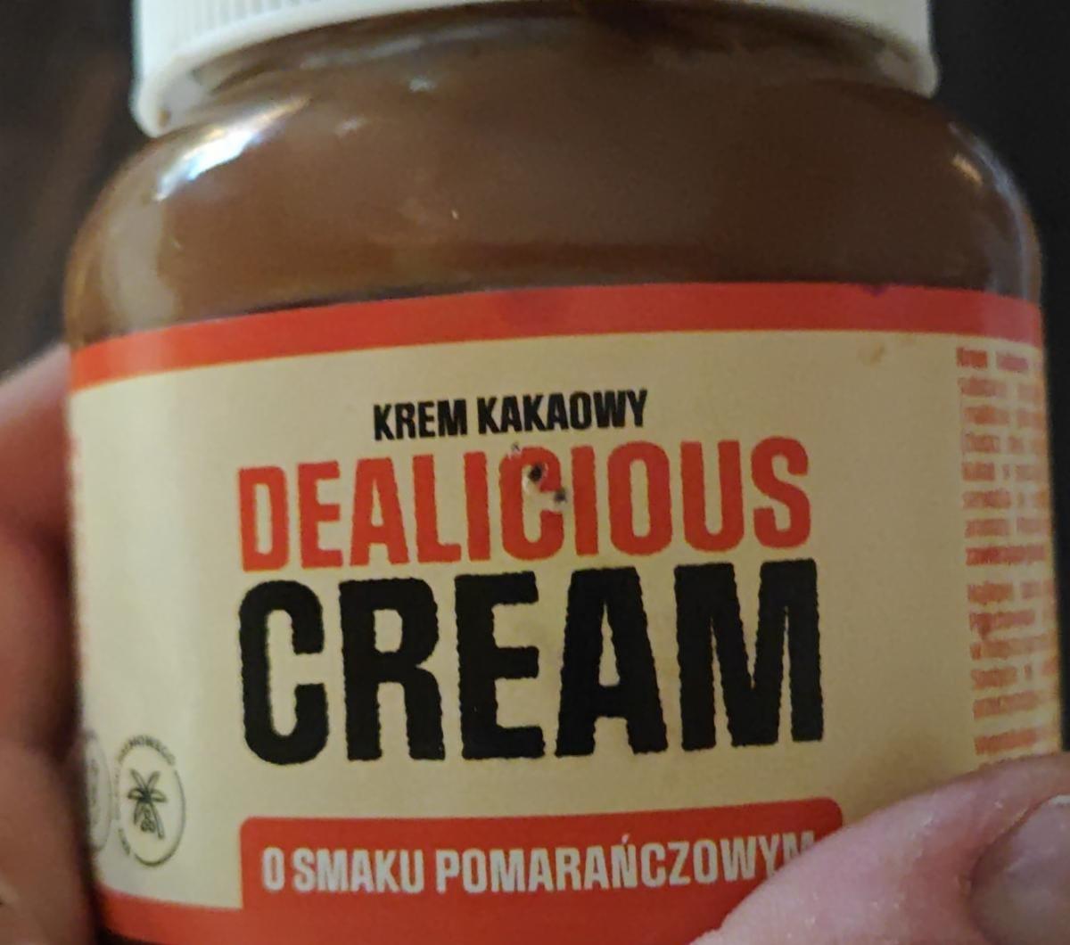 Zdjęcia - Dealicious Cream Krem kakaowy o smaku pomarańczowym