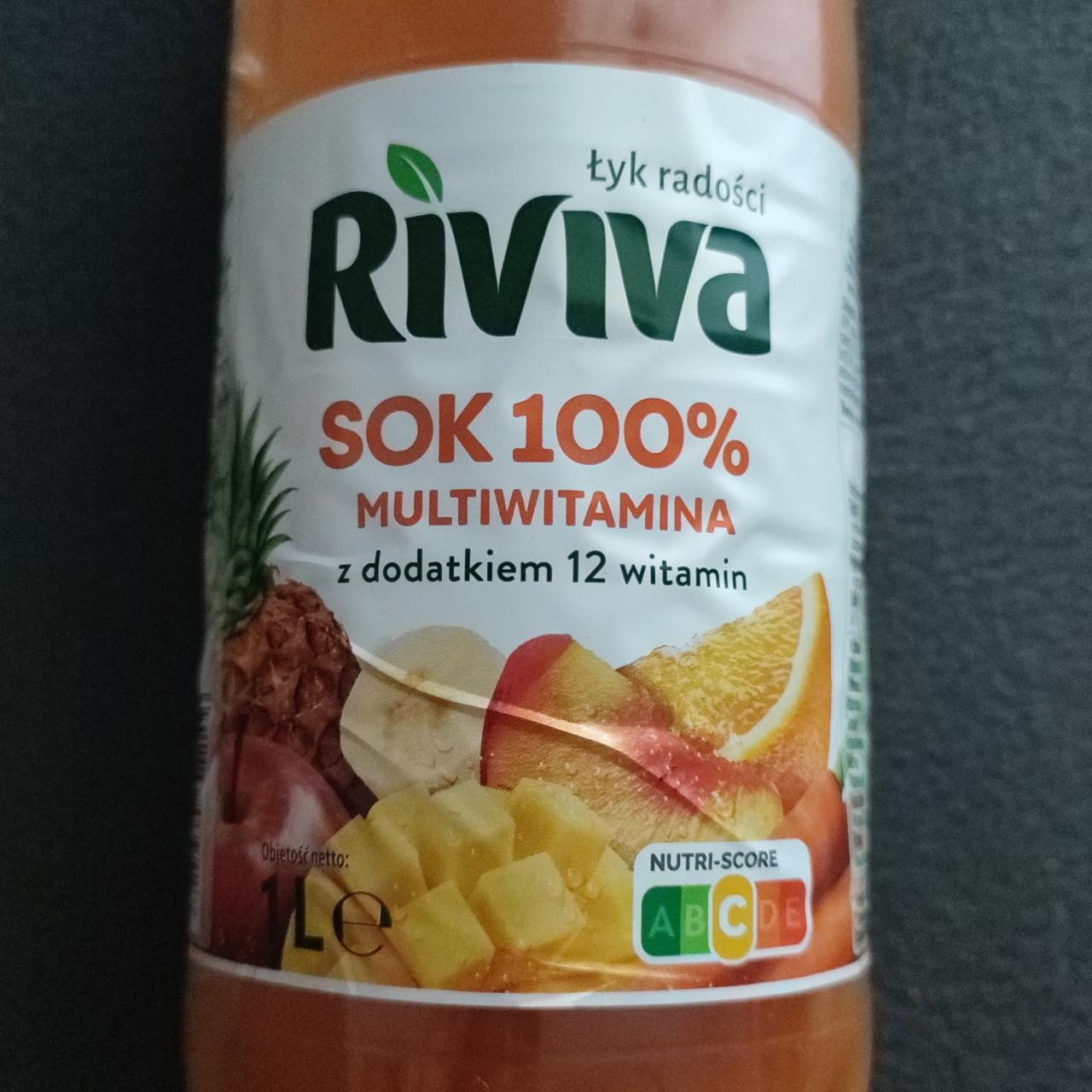 Zdjęcia - Sok Multiwitamina 100% Riviva