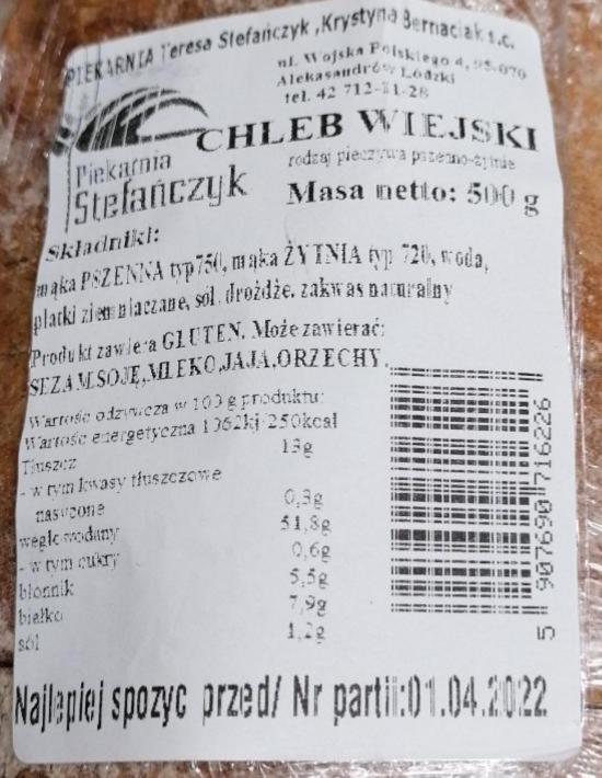 Zdjęcia - Chleb wiejski Piekarnia Stefańczyk