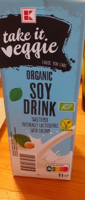 Zdjęcia - Organic soy drink take it veggie Kaufland