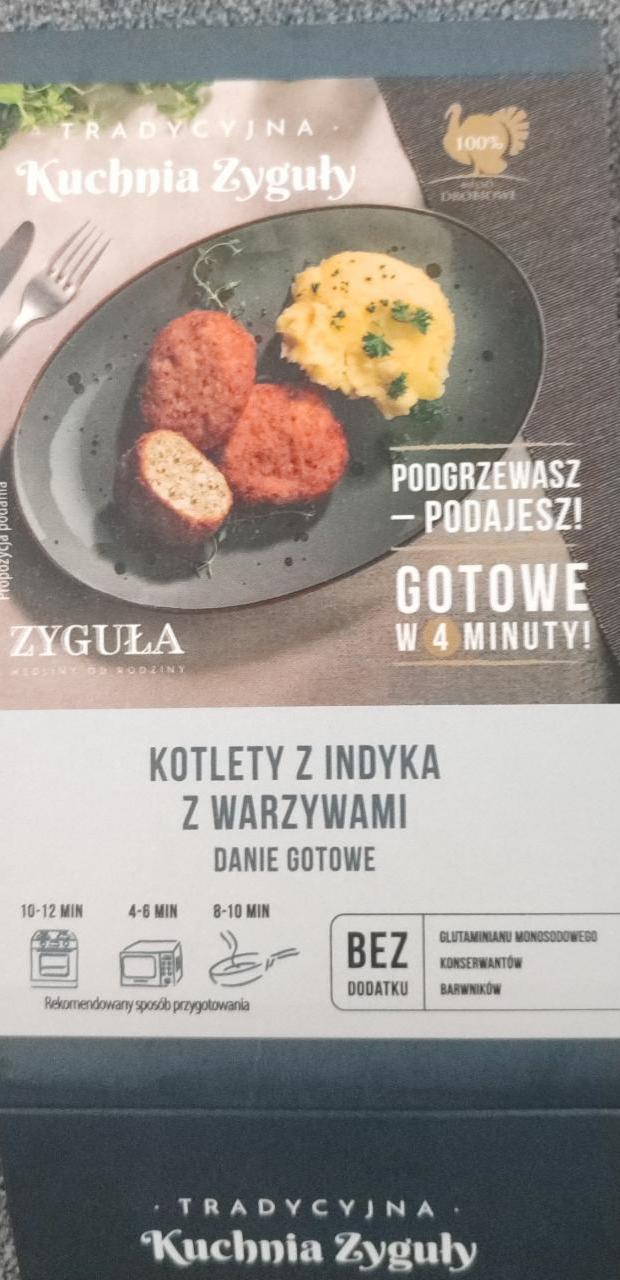 Zdjęcia - Kotlety z indyka z warzywami Kuchnia Zyguły