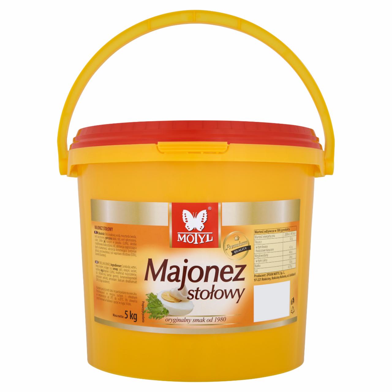 Zdjęcia - Motyl Majonez stołowy 5 kg