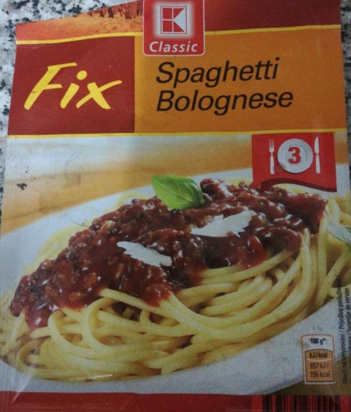 Zdjęcia - Fix Spaghetti Bolognese K-Classic