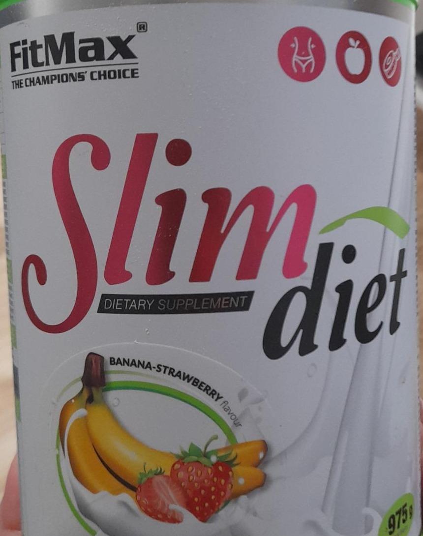 Zdjęcia - Slim diet banana strawberry Fitmax