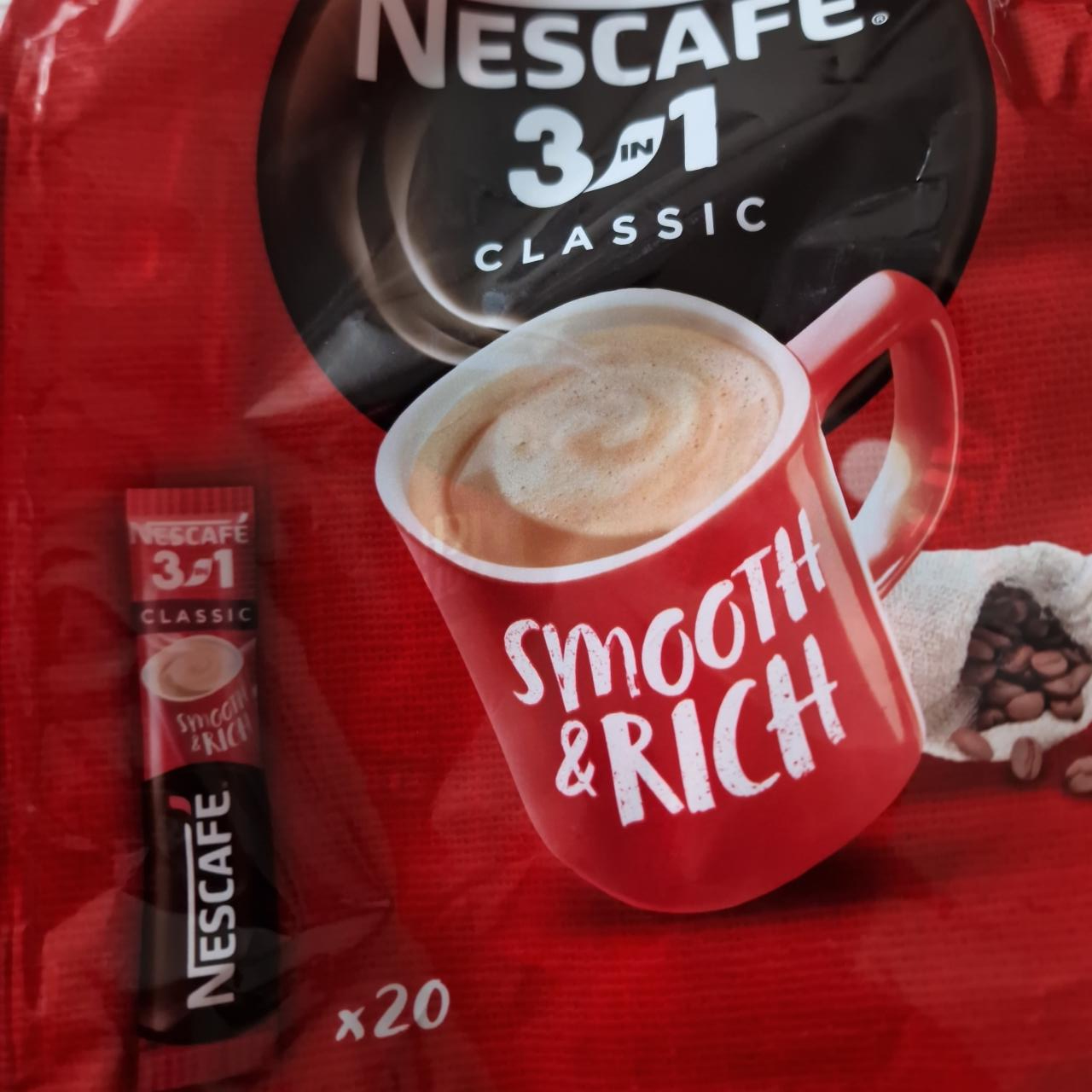 Zdjęcia - Nescafe 3w1 classic smooth & rich