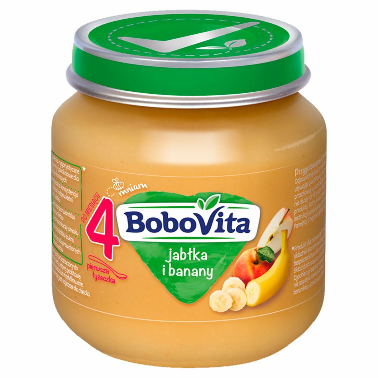 Zdjęcia - BoboVita JabĹ‚ka i banany po 4 miesiÄ…cu 125 g