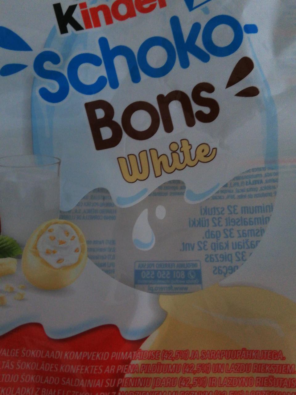 Zdjęcia - Kinder White schoko bons 