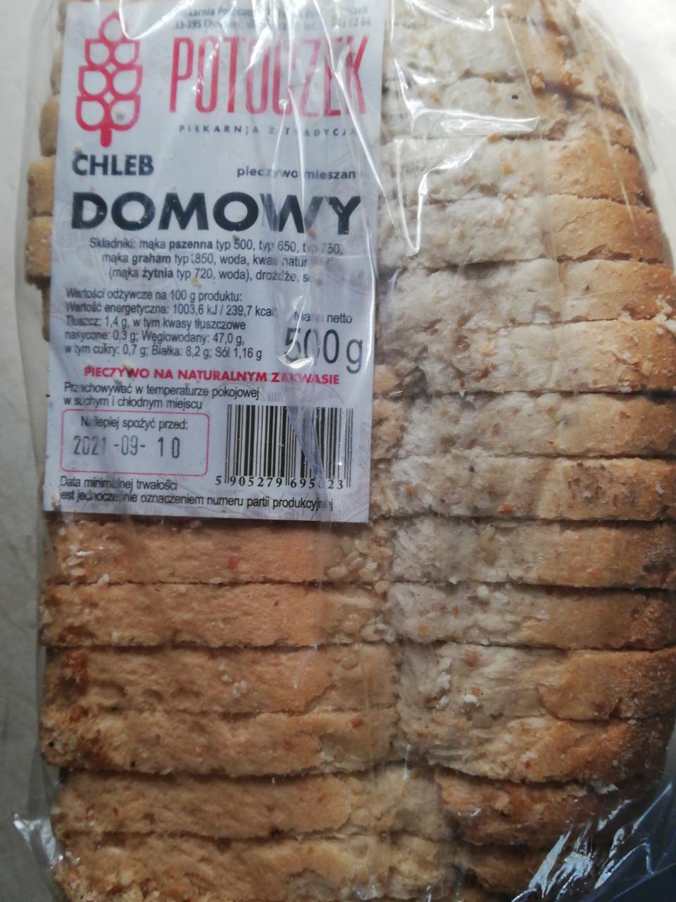 Zdjęcia - Chleb domowy Potoczek