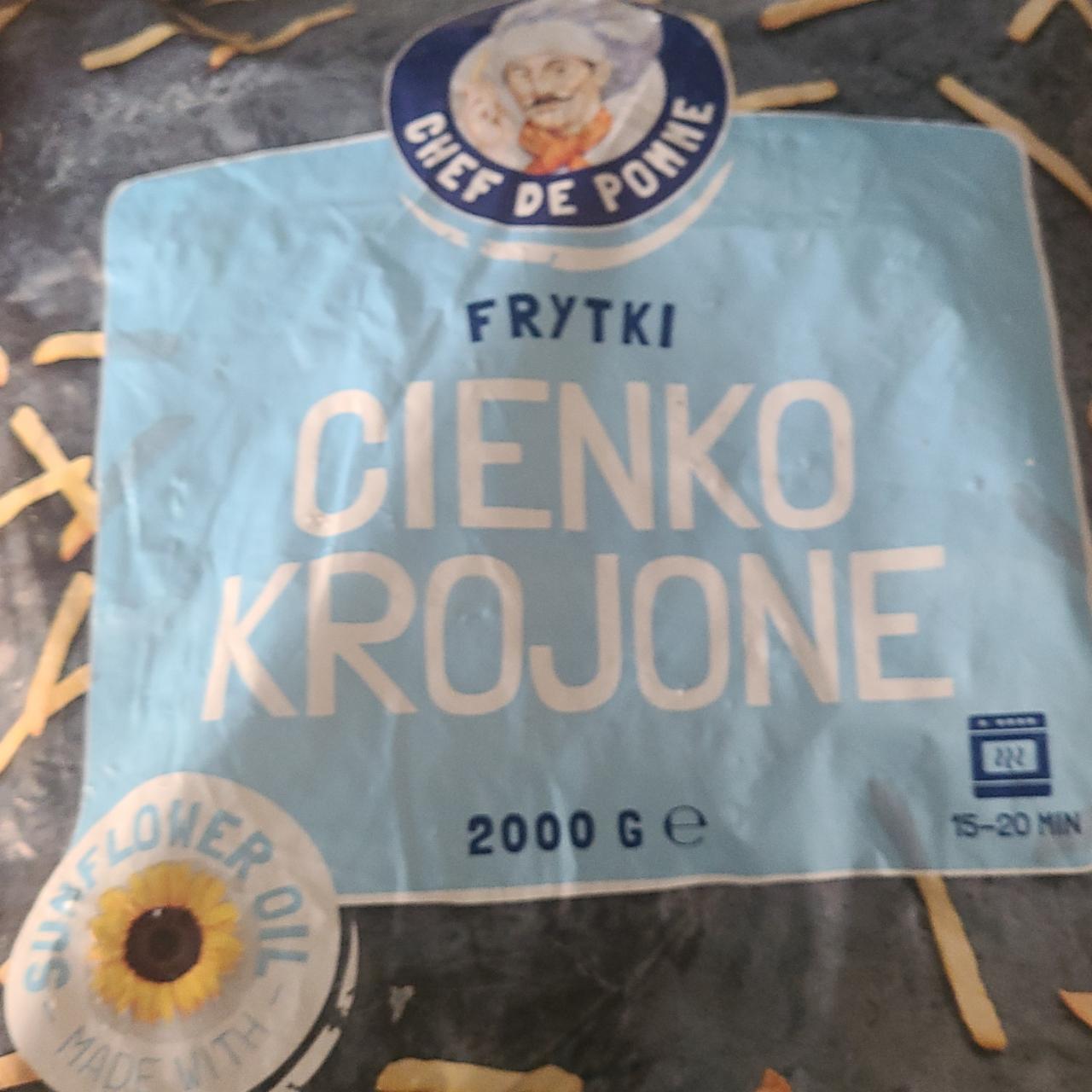 Zdjęcia - Frytki cienkie, Netto chef de pomme