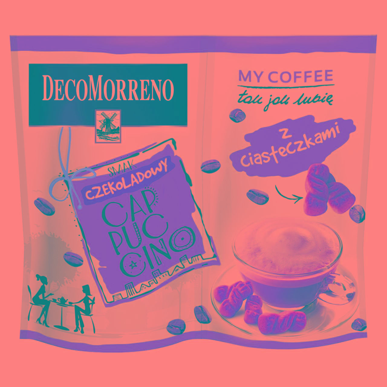 Zdjęcia - DecoMorreno My Coffee Cappuccino smak czekoladowy z ciasteczkami 135 g
