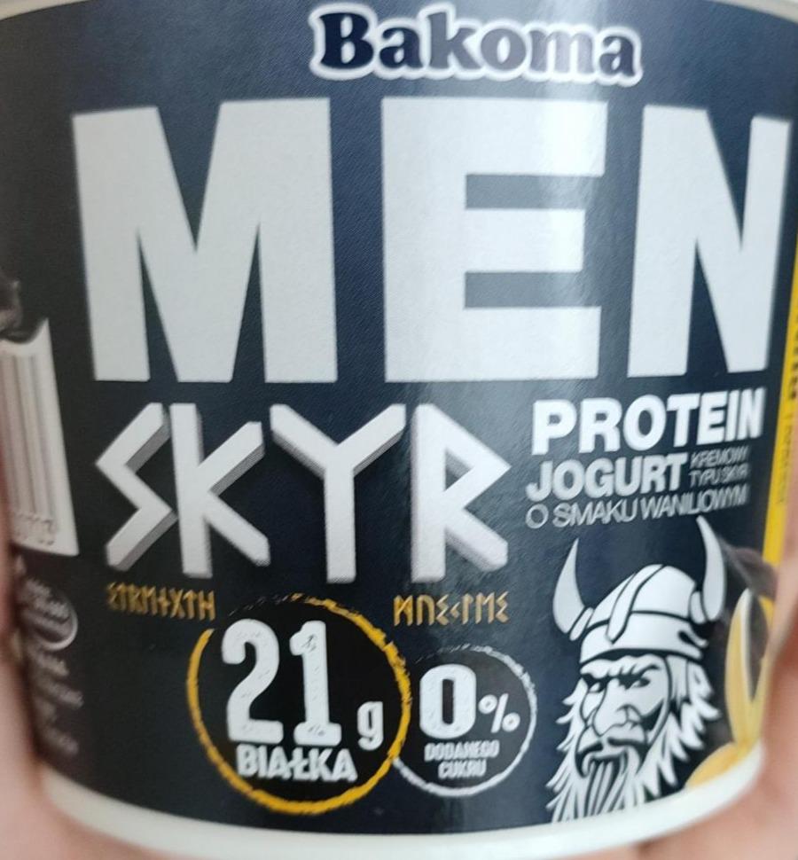 Zdjęcia - Men Jogurt kremowy typu skyr jagodowy Bakoma