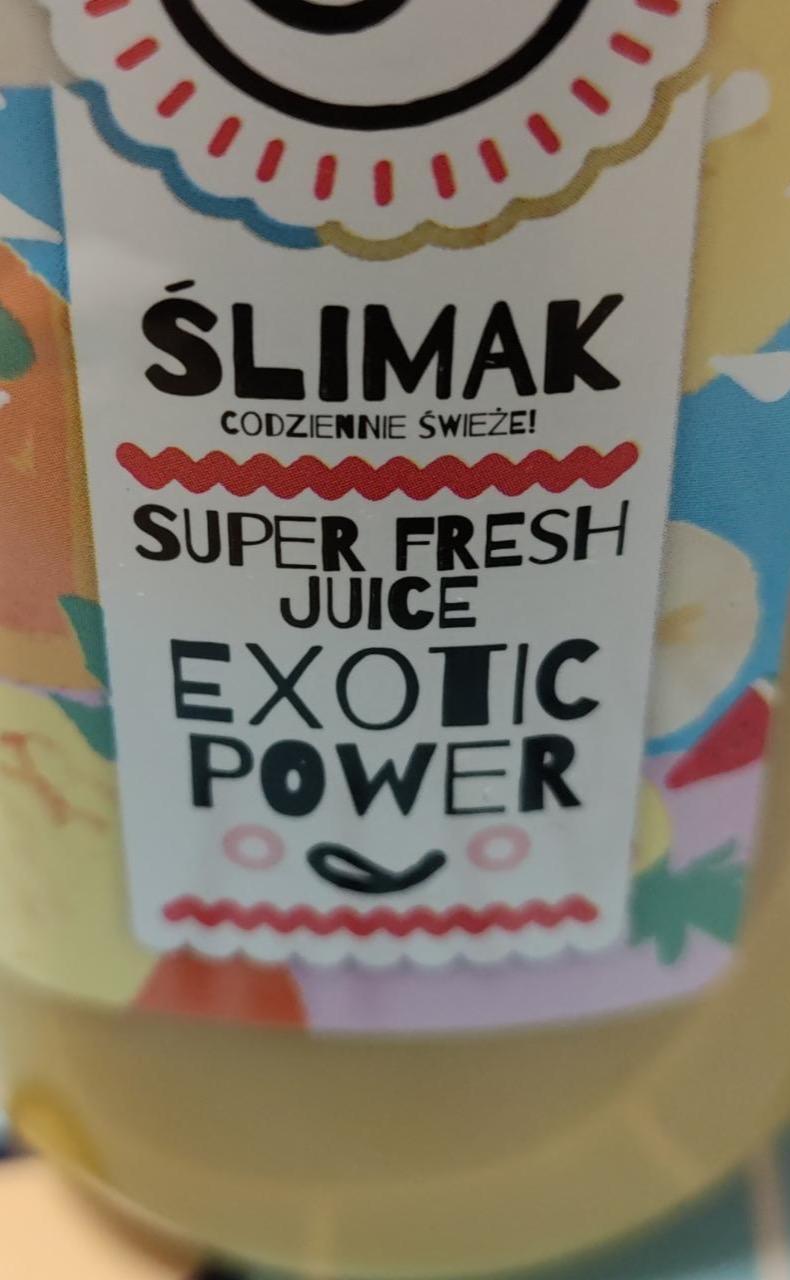 Zdjęcia - Super Fresh Juice Exotic Power Ślimak